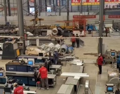 數控角鋼法蘭生產線